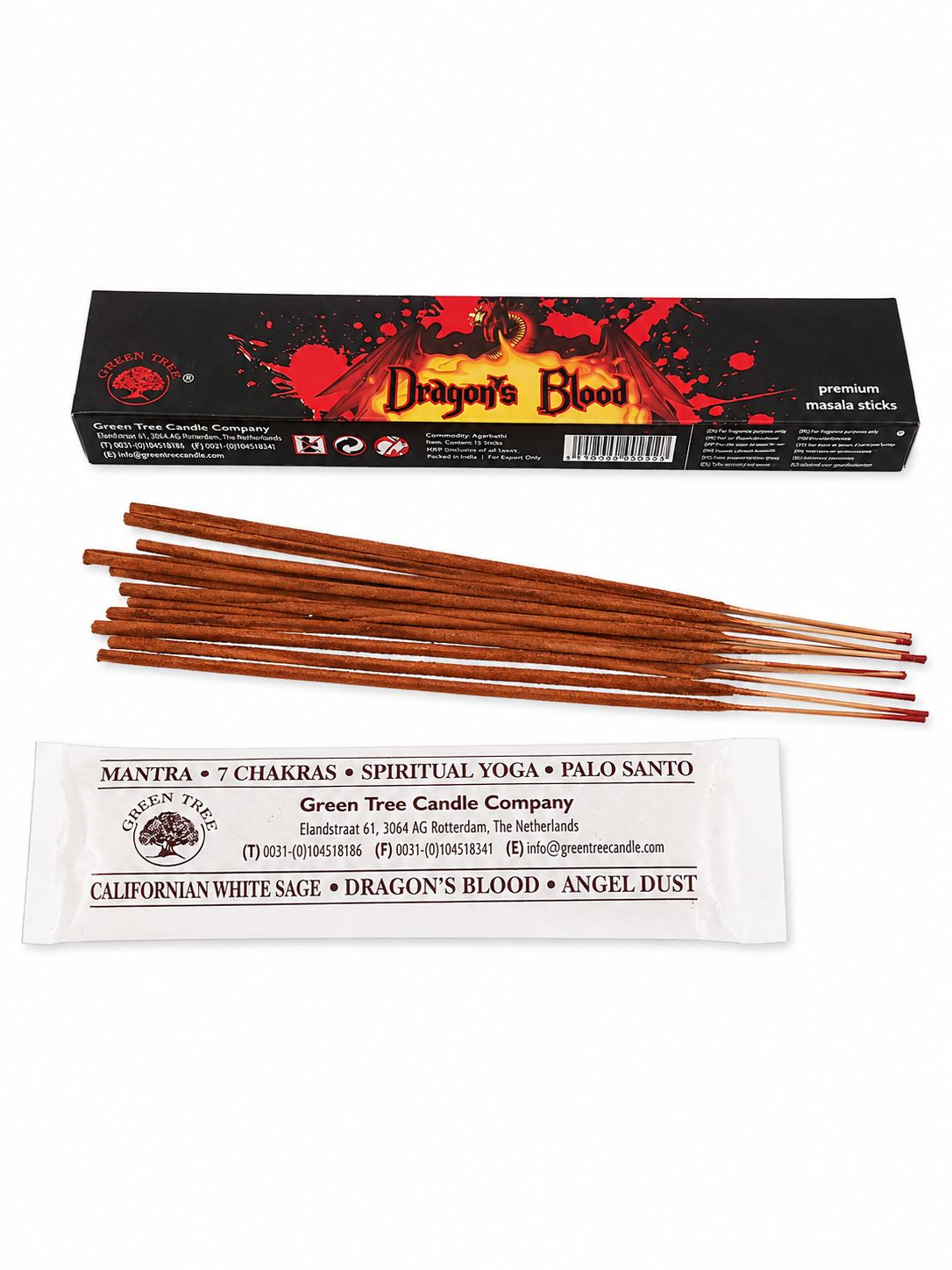Green Tree Masala Räucherstäbchen Dragon Blood15g