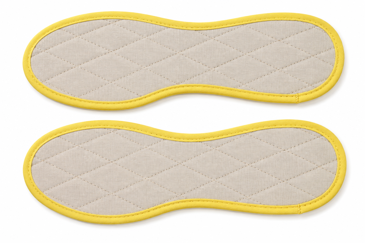 Zimt Einlegesohlen beige gesteppt LesTòngs