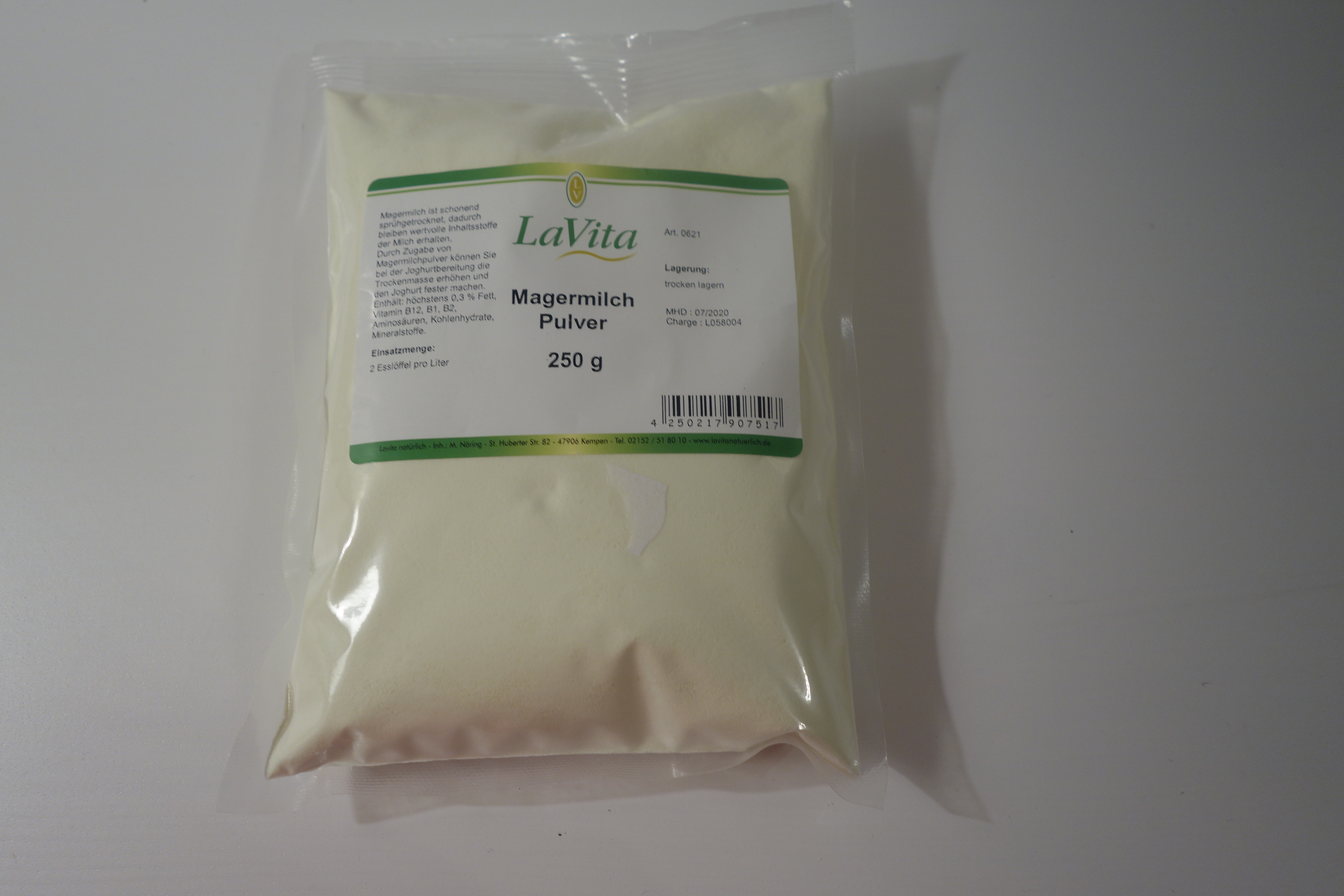 LaVita Magermilch Pulver 250g I 500g