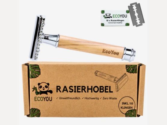 EcoYou Rasierhobel inkl. 10 Klingen