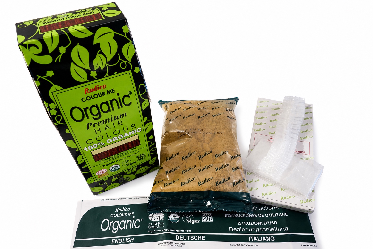 Radico Haarfarbe Kastanienrot 100g