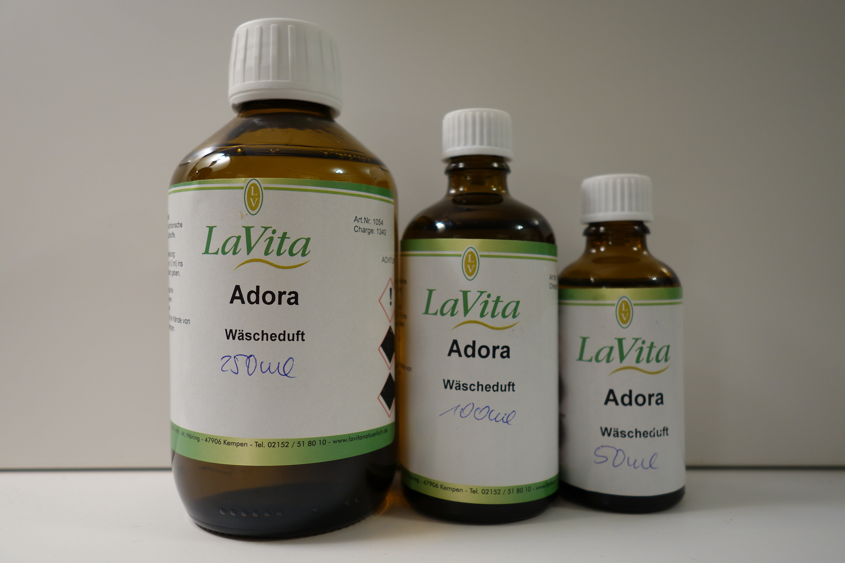 Wäscheduft / Waschmittelparfüm Adora LaVita 50ml I 100ml I 250ml I 500ml I 1L