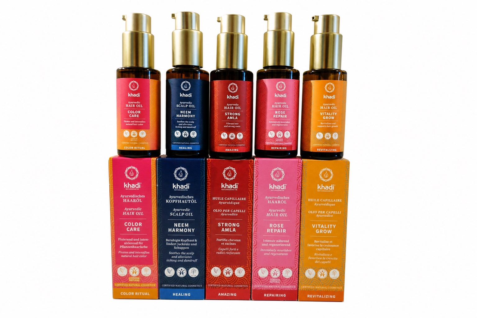 khadi Ayurvedisches Haaröl ROSE REPAIR 50ml