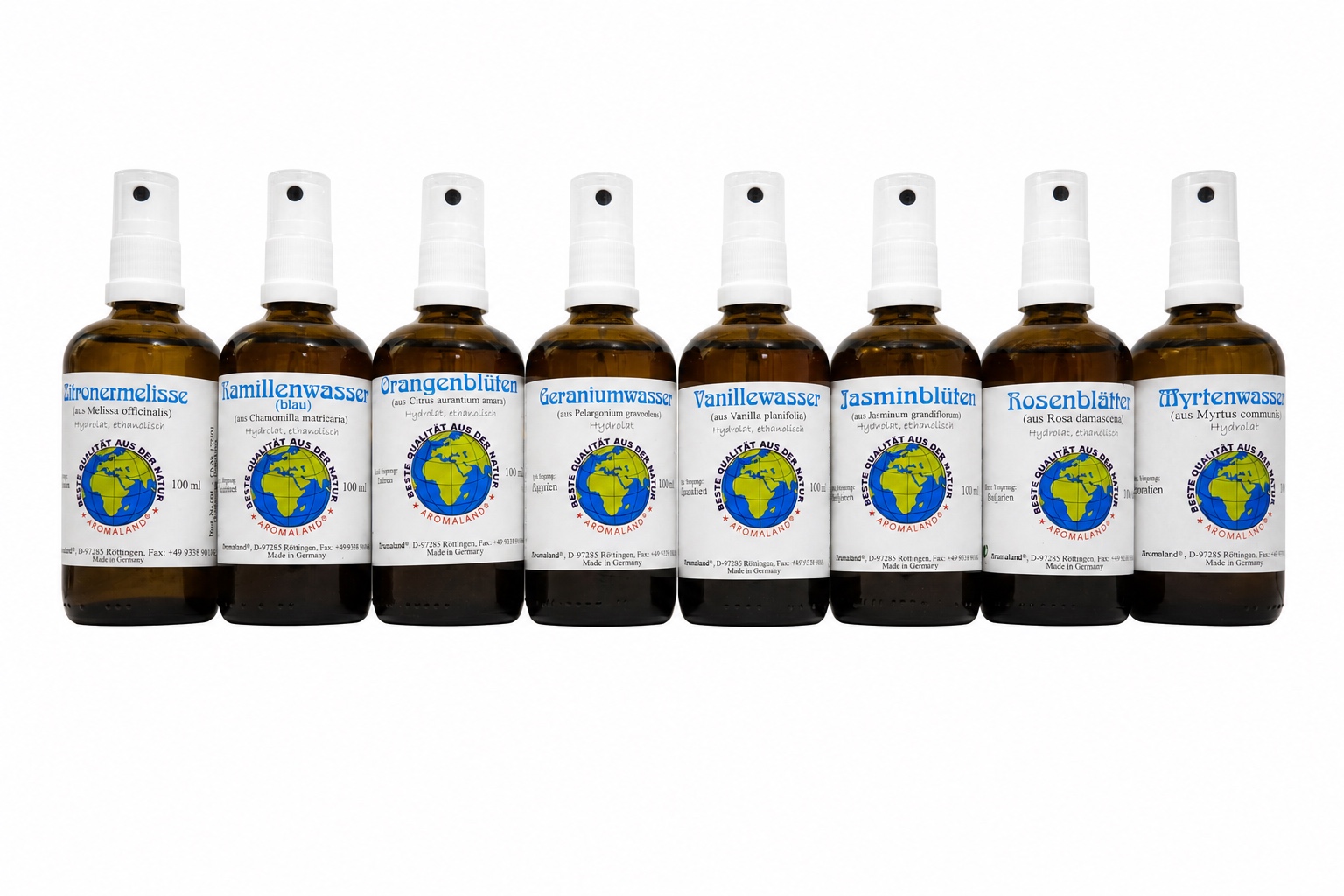 Duftwasser - Blütenwasser - Pflanzenwasser - Hydrolate 100ml