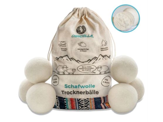 Schafwolle Trocknerbälle