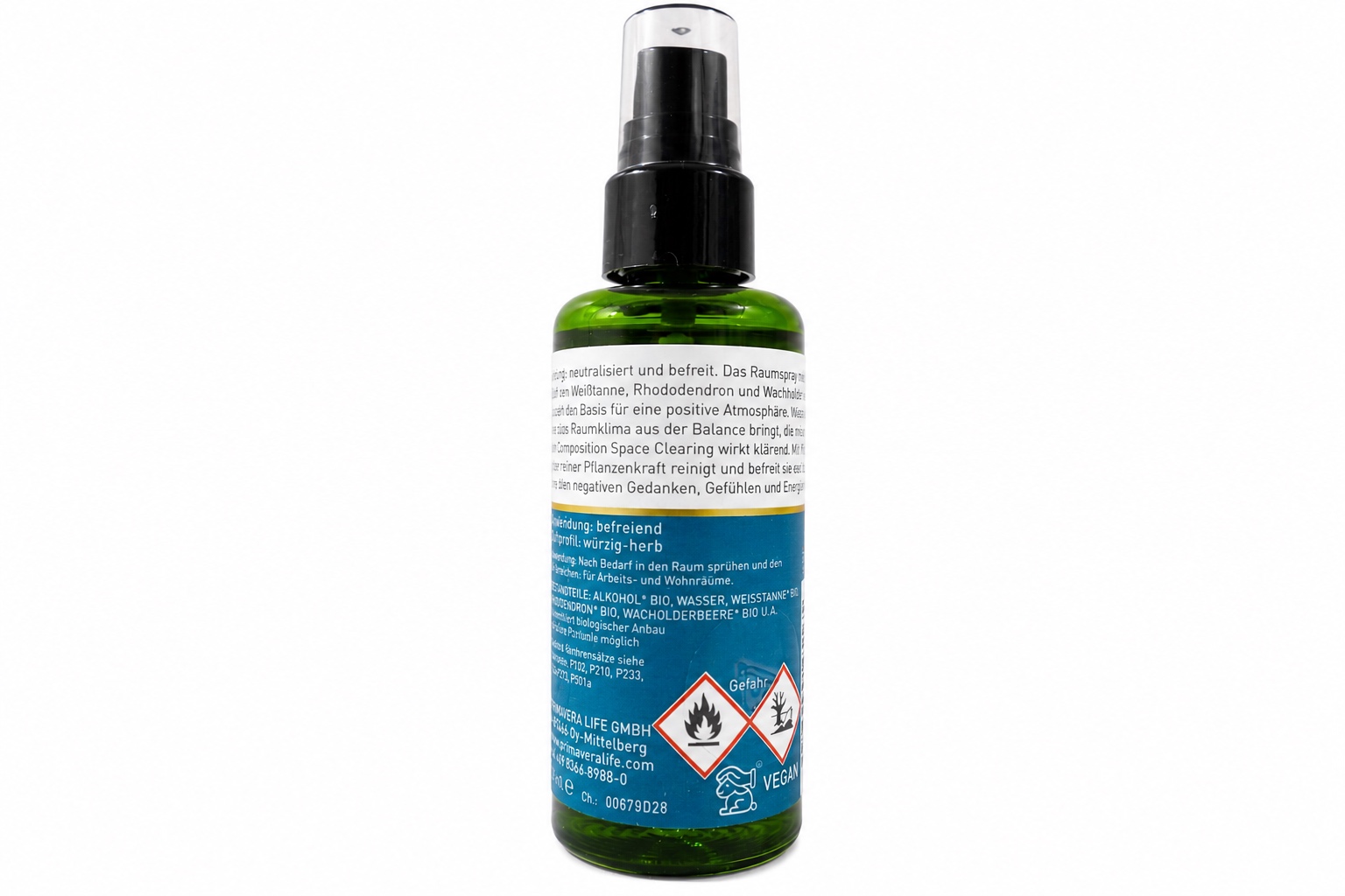 PRIMAVERA Raumspray Space Clearing 50ml