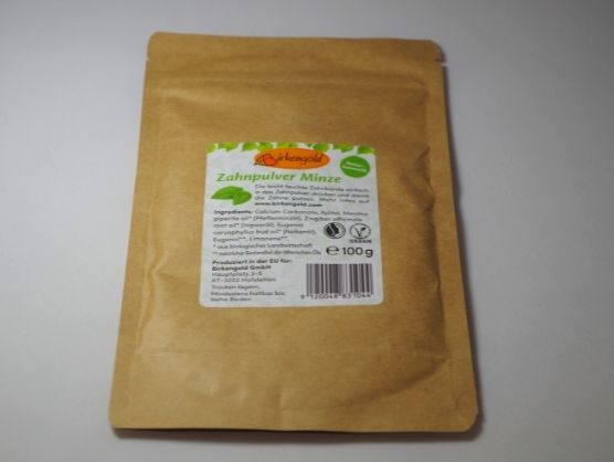 Zahnpulver Minze / Kräuter / Orange 100g