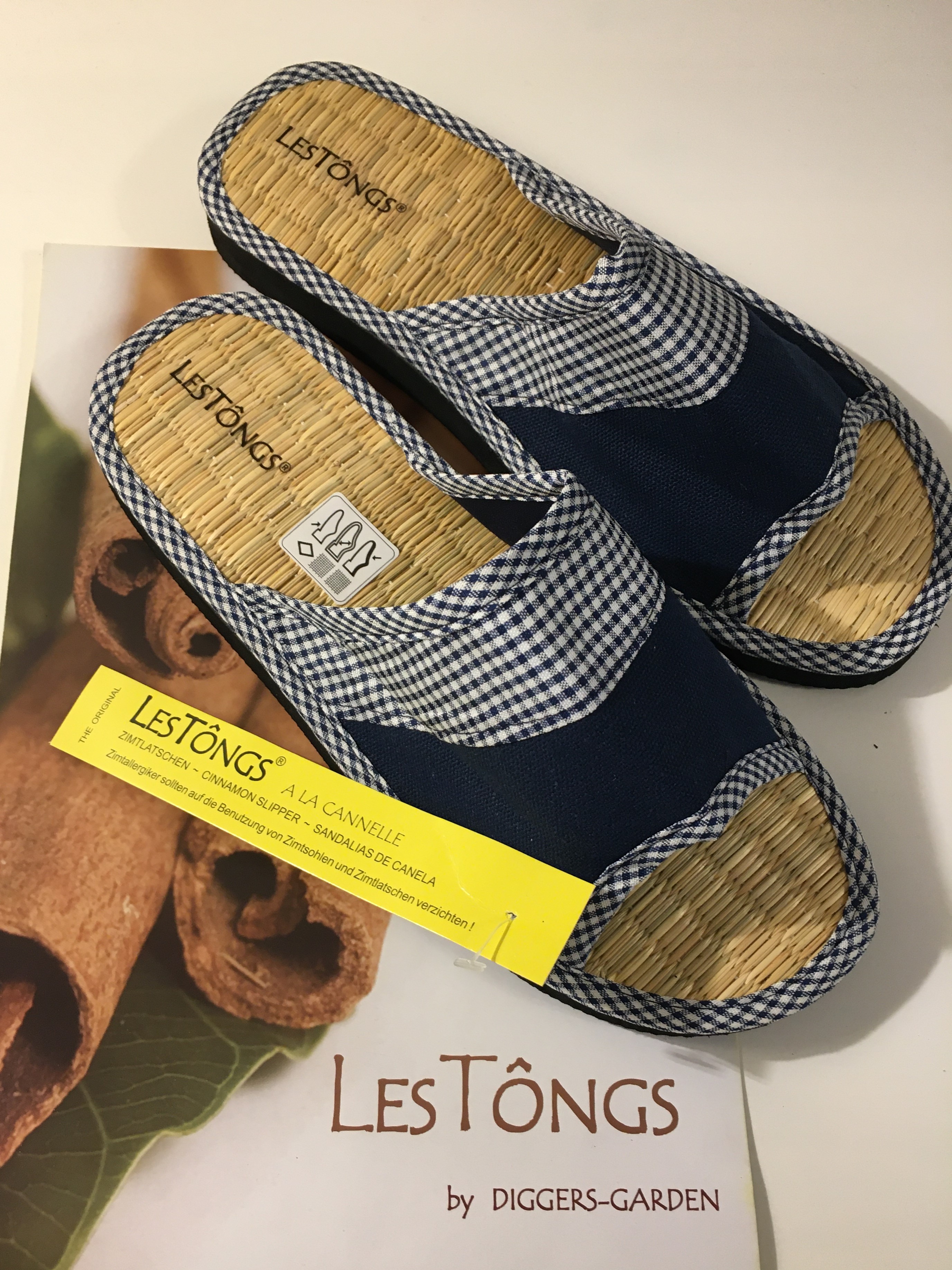 Zimtlatschen Blau Weiß Les TÓNGS