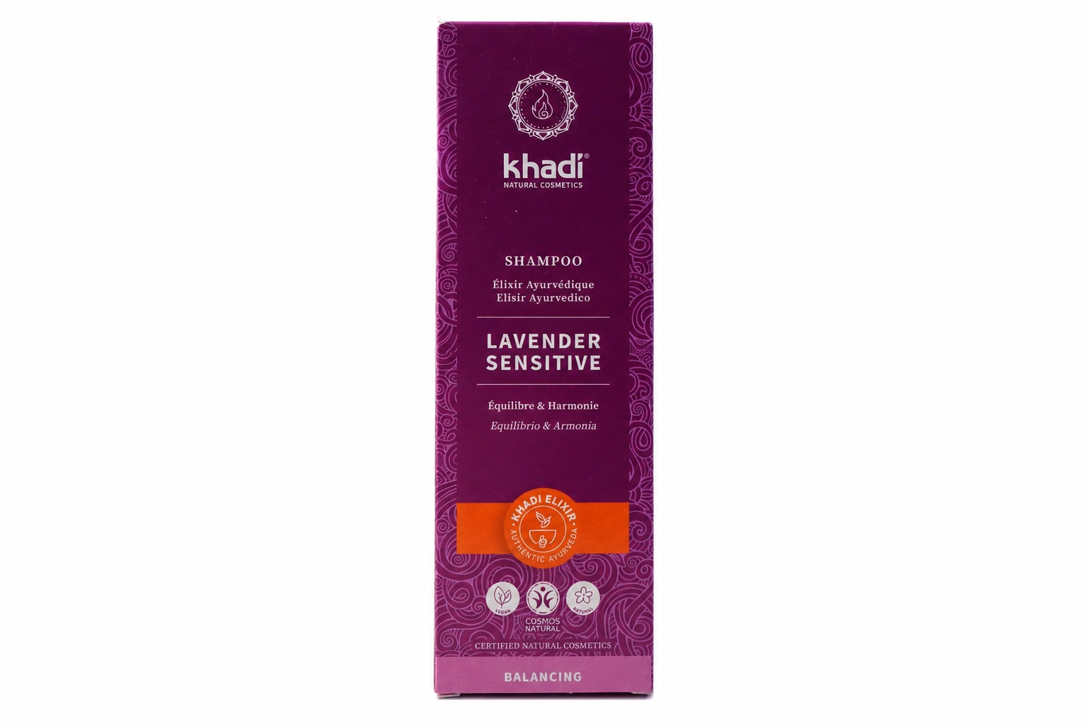 AYURVEDISCHES ELIXIER SHAMPOO LAVENDER SENSITIVE khadi