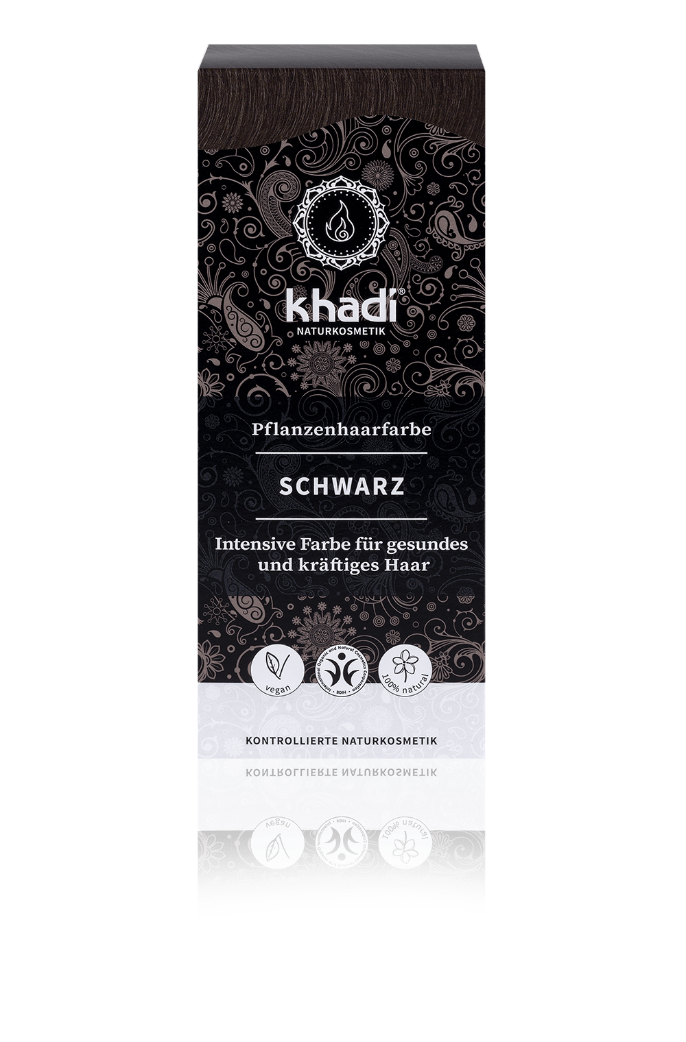 khadi Pflanzenhaarfarbe Schwarz