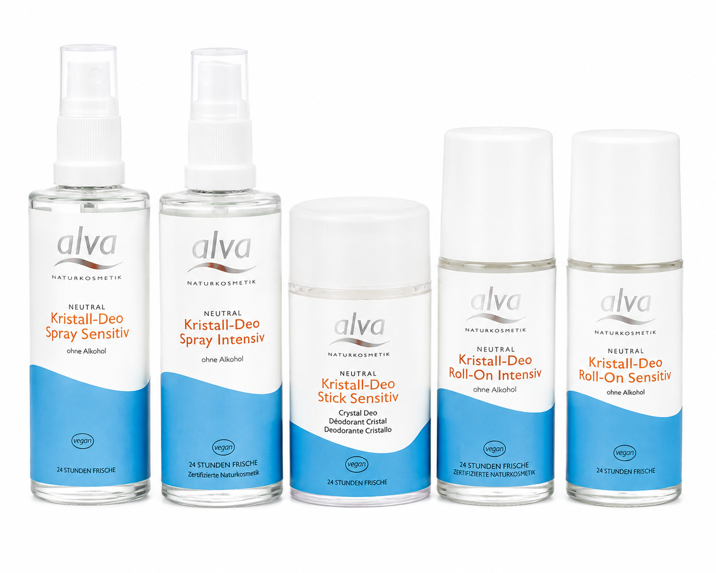 alva Kristall-Deo Spray 75ml Intensiv I Sensitiv