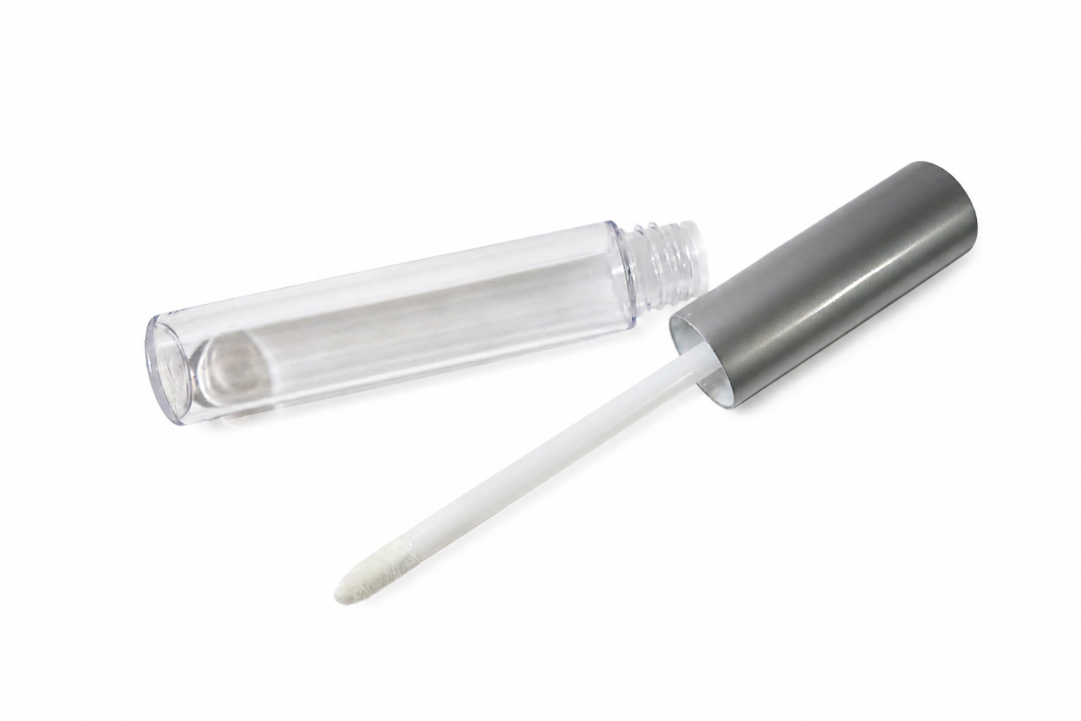 Lipgloss Flasche silbern 7,5ml