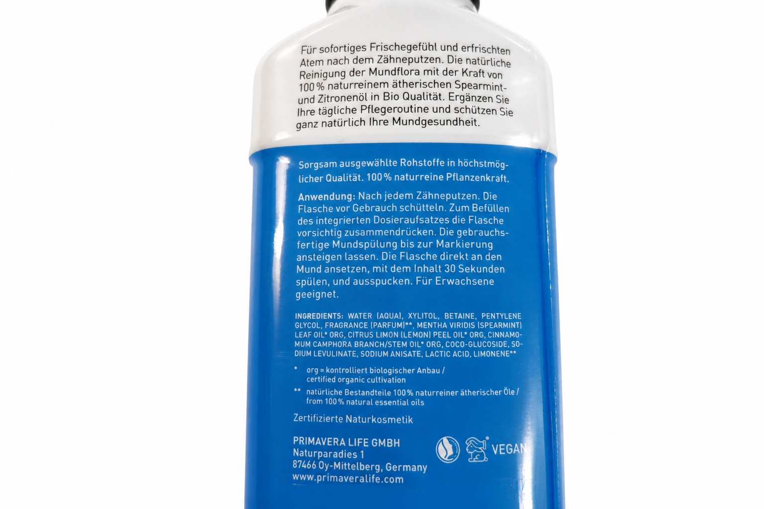 Primavera mundwohl Mundspülung 250ml