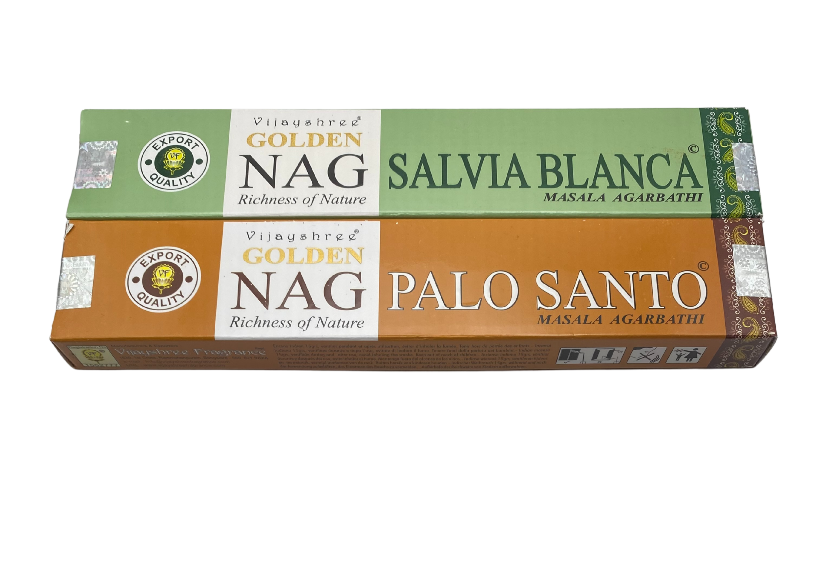 Vijayshree Golden NAG  Räucherstäbchen  Palo Santo Masala Agarbathi 15g