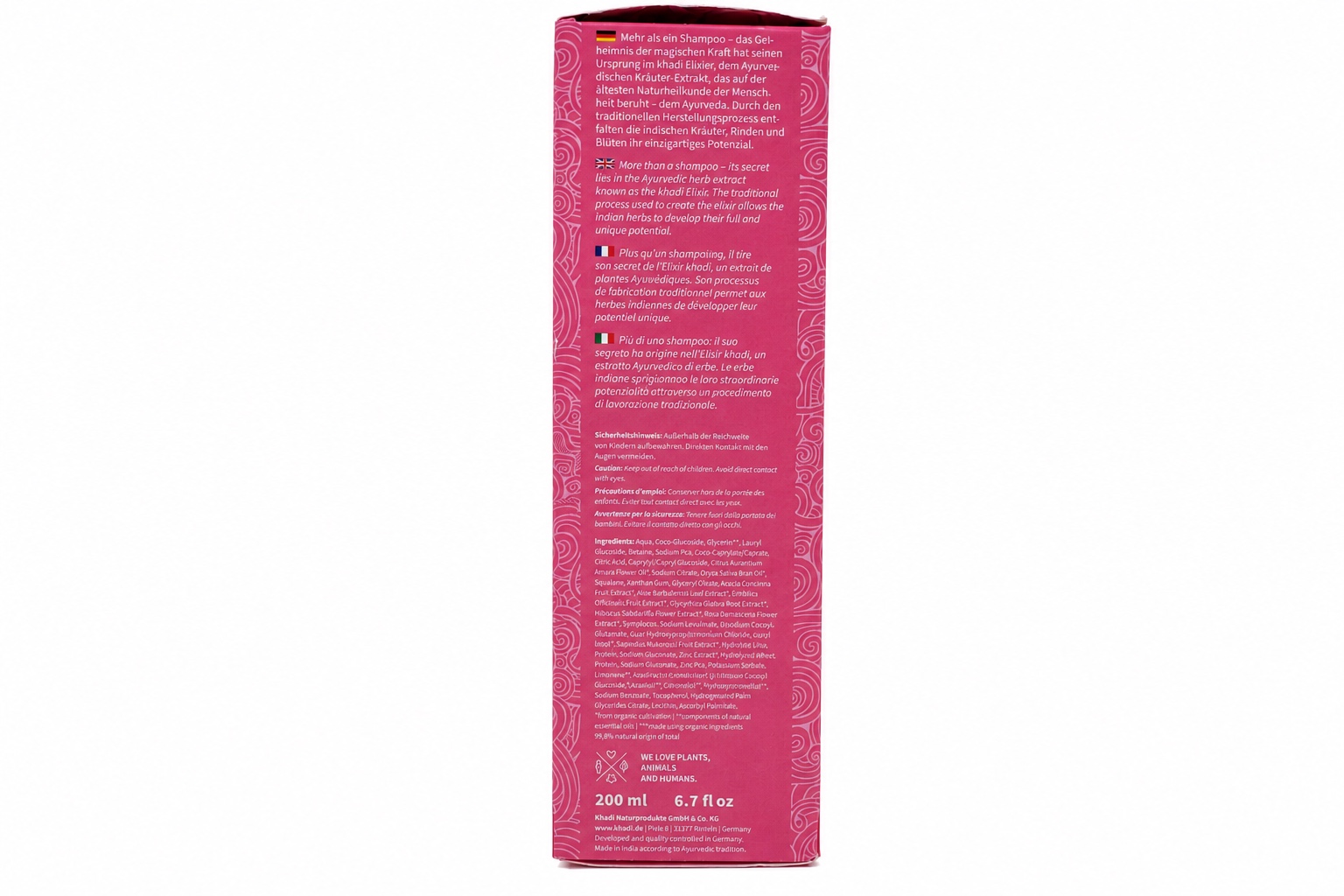 AYURVEDISCHES ELIXIER SHAMPOO ROSE REPAIR khadi