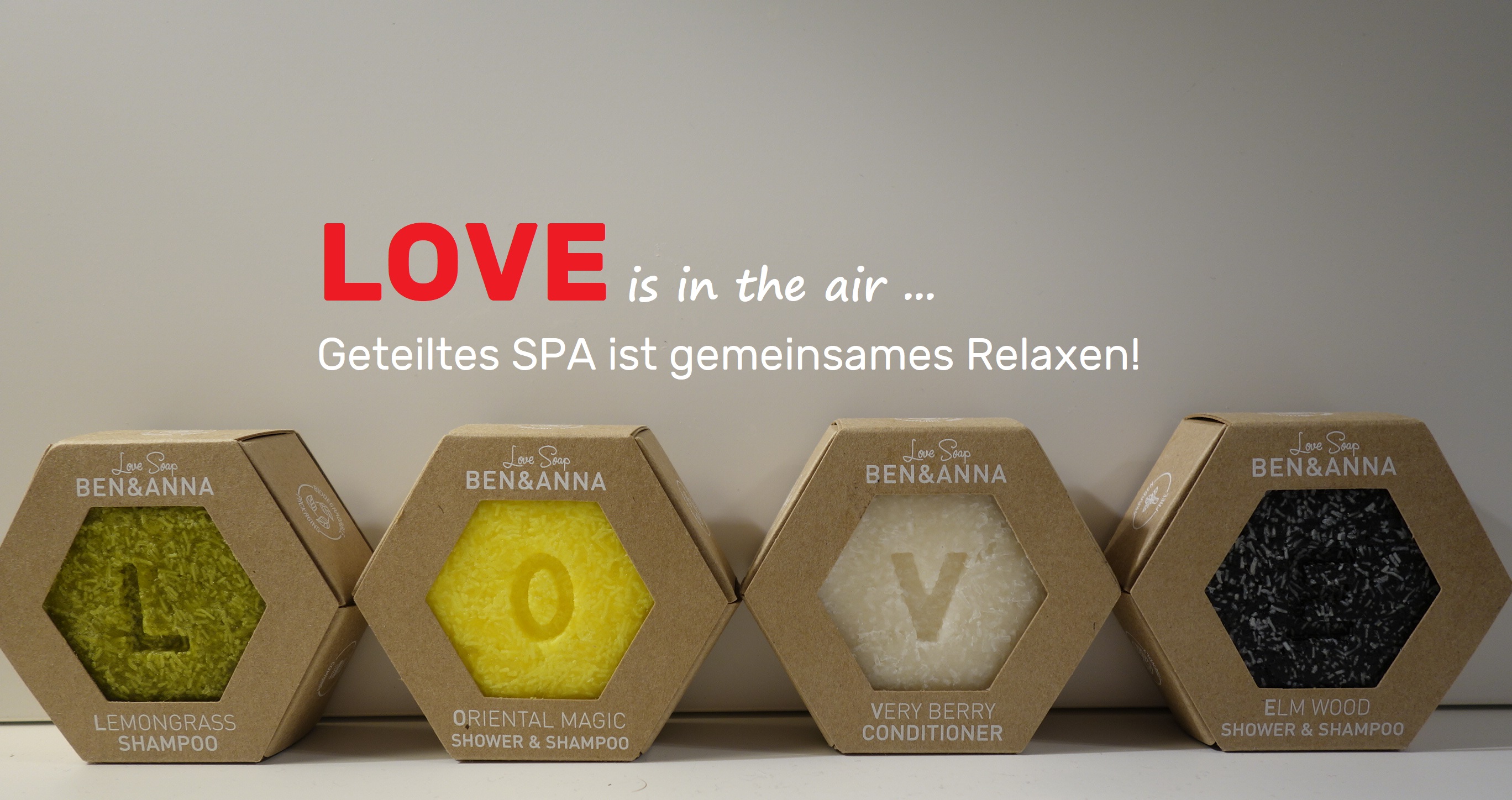 Ben & Anna Geschenkset LOVE Soap, Shampoo &  Conditioner