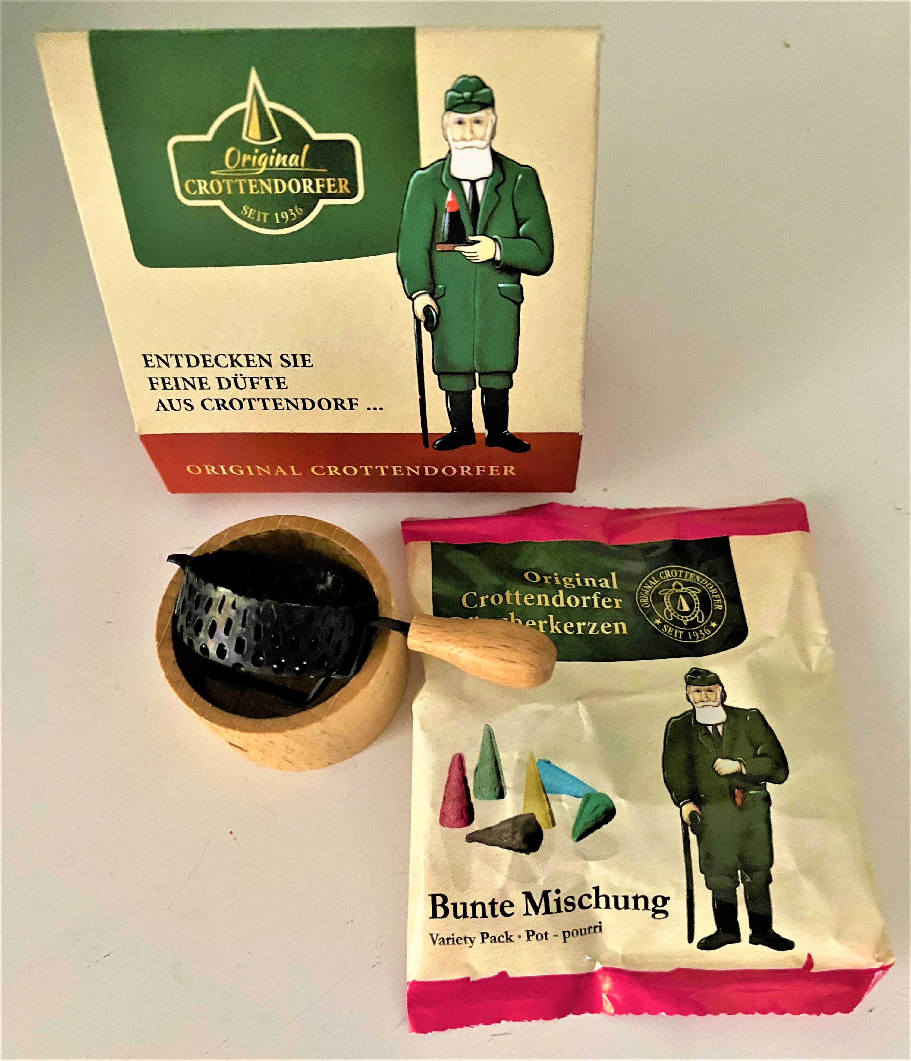 Räuchertöpfchen inkl. 5 Räucherkerzen (M)