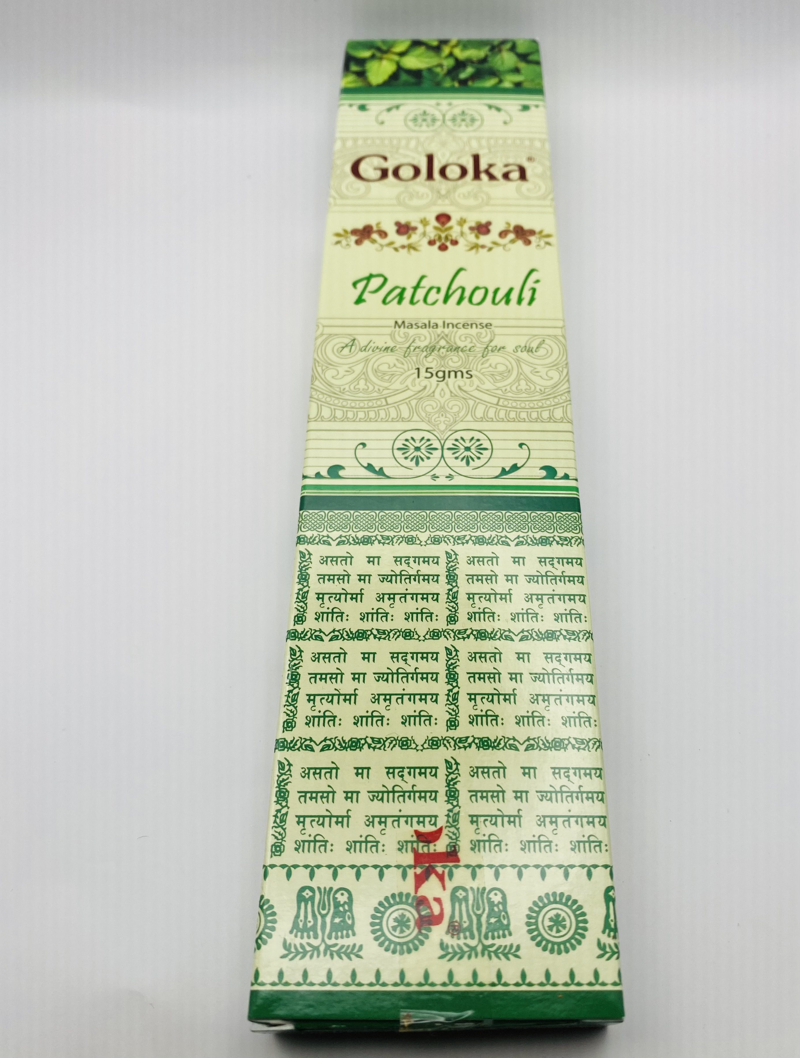 Goloka Räucherstäbchen Patchouli 15g