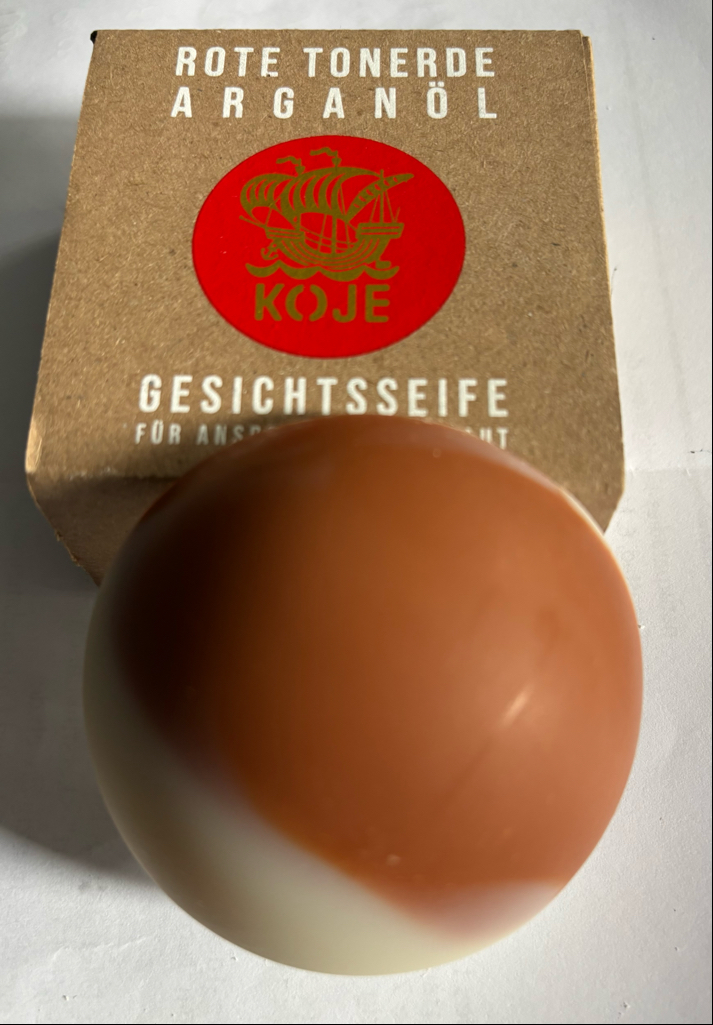 KOJE Gesichtsseife Rote Tonerde "Arganöl" 70g