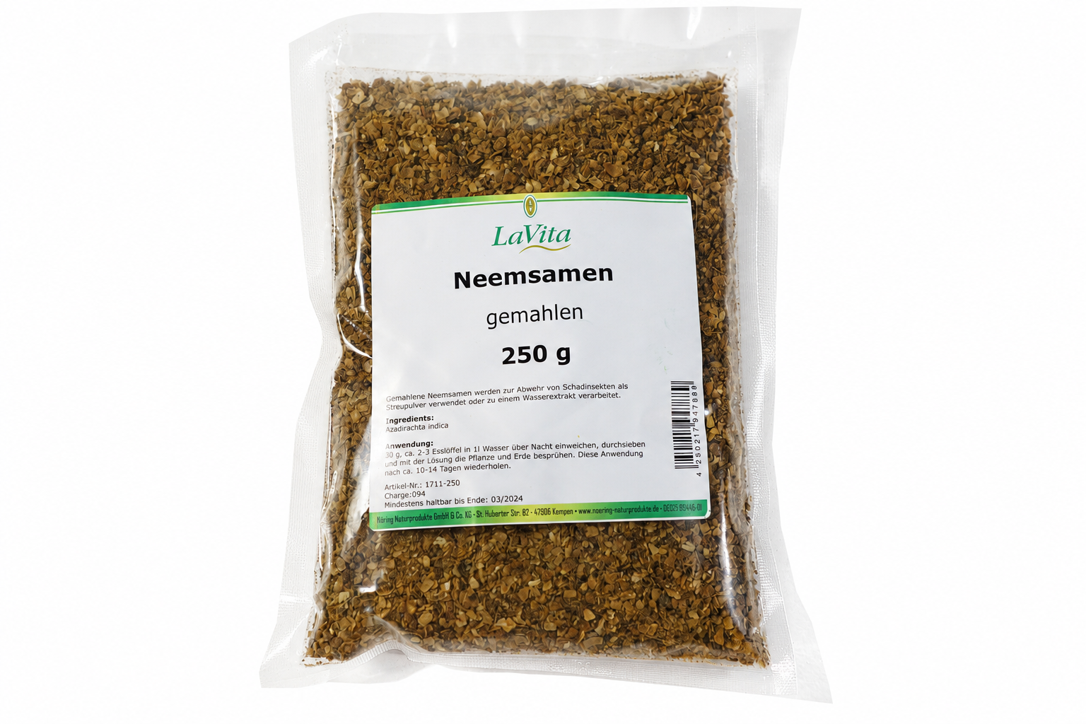 LaVita Neemsamen (Niemsamen) gemahlen