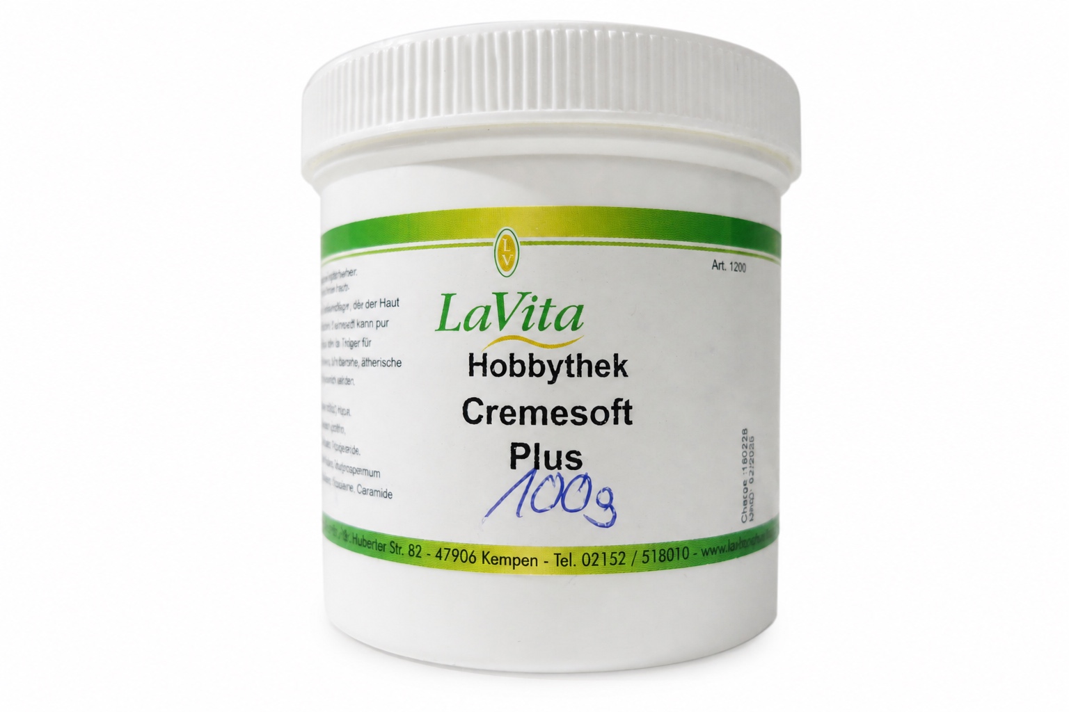 LaVita Hobbythek Cremesoft Plus 100g
