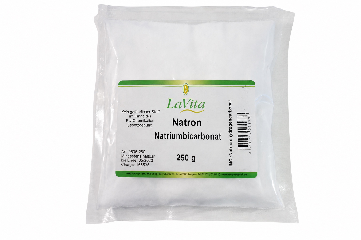 Natron Natriumbicarbonat LaVita 250g