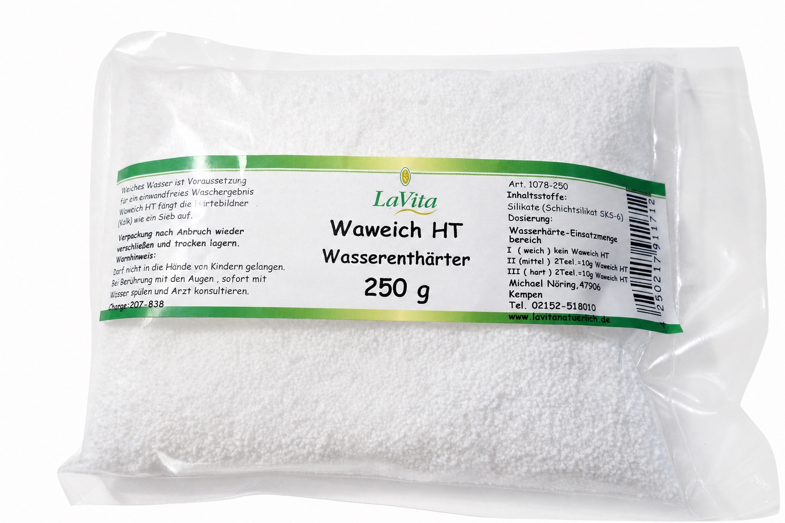 LaVita Waweich HT Wasserenthärter 250g