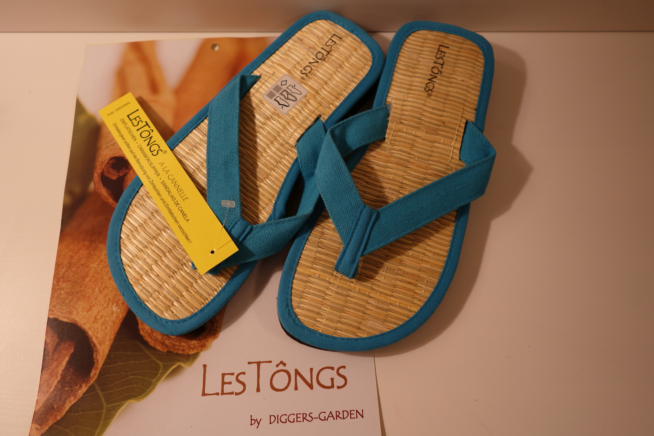 Zimtlatschen Hellblau Les TÓNGS 36 - 46