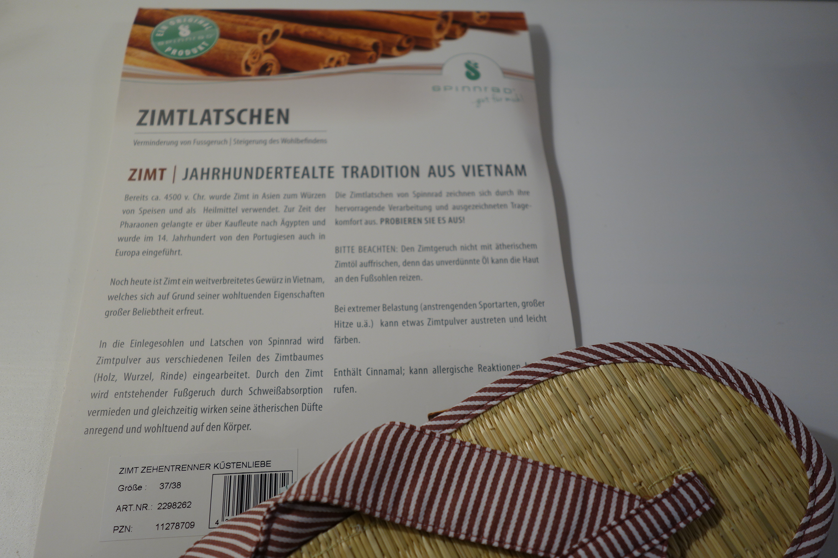 Zimtlatschen Küstenliebe Spinnrad