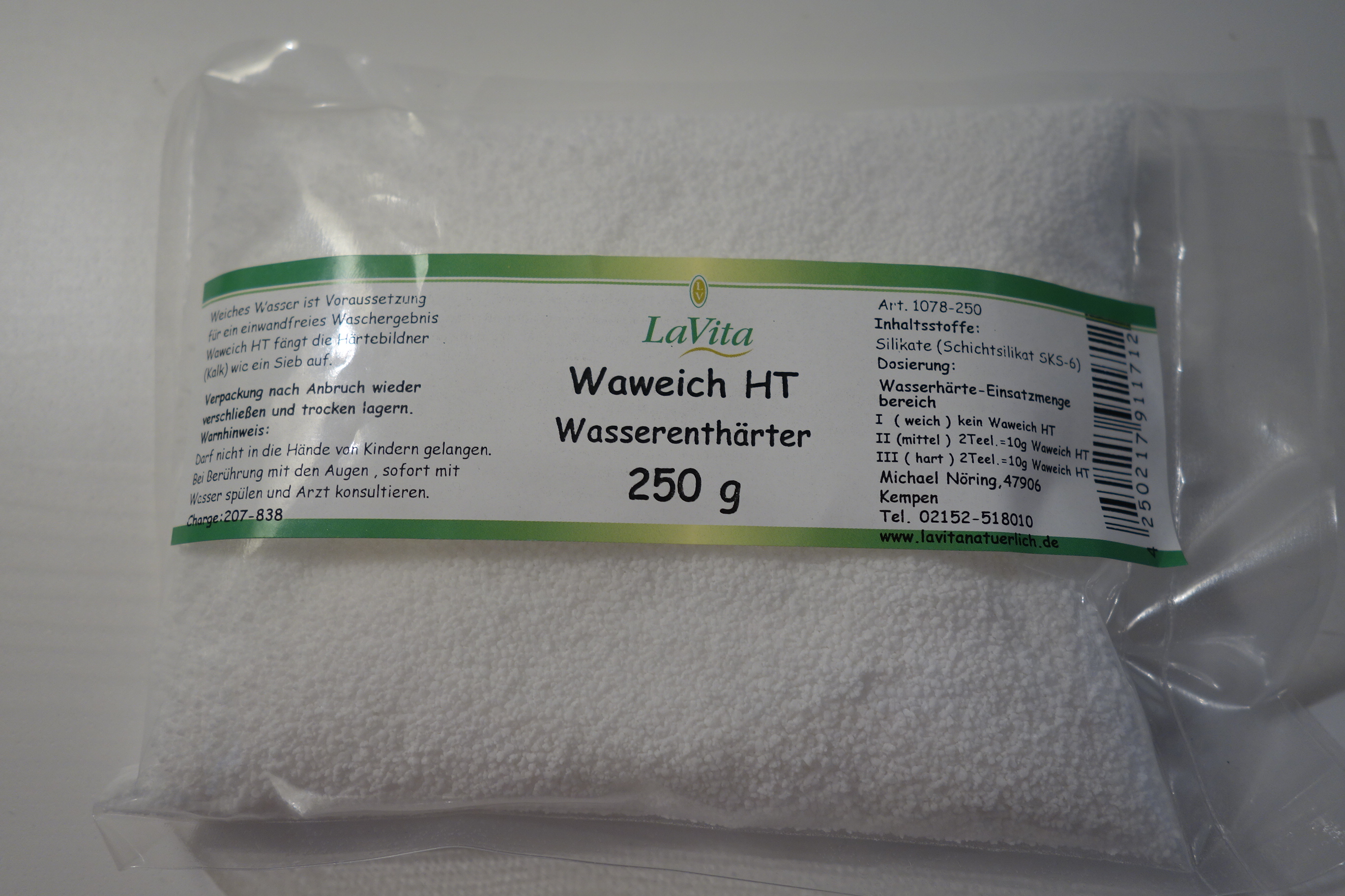 LaVita Waweich HT Wasserenthärter 250g