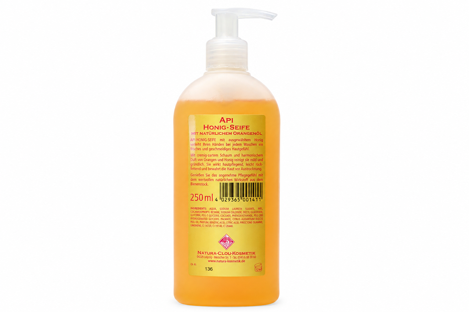 API HONIG-SEIFE Natura Clou 250ml