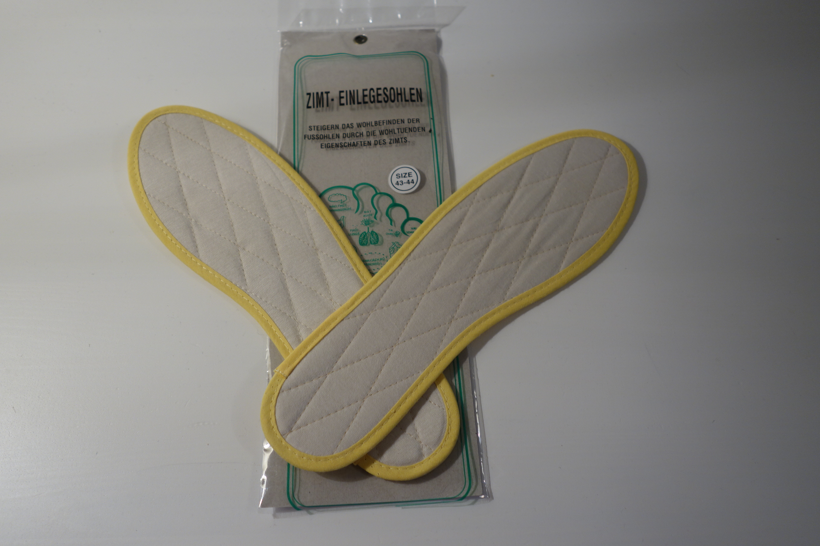 LaVita Zimt-Einlegesohlen creme gesteppt 35/36 - 47/48