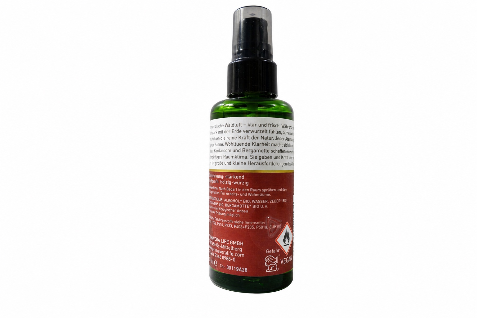 PRIMAVERA Raumspray Kraft tanken 50ml