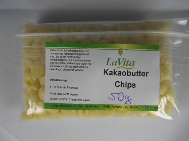 LaVita Kakaobutter Chips 50gr.