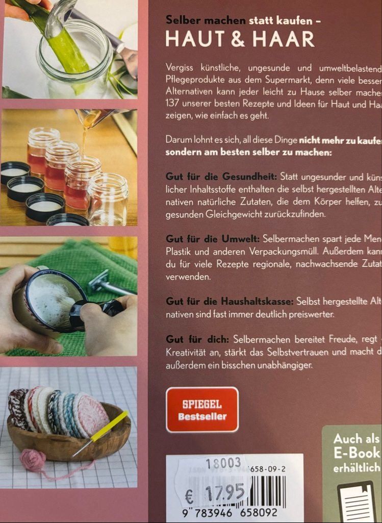 Buch selber machsen statt kaufen *HAUT & HAAR"