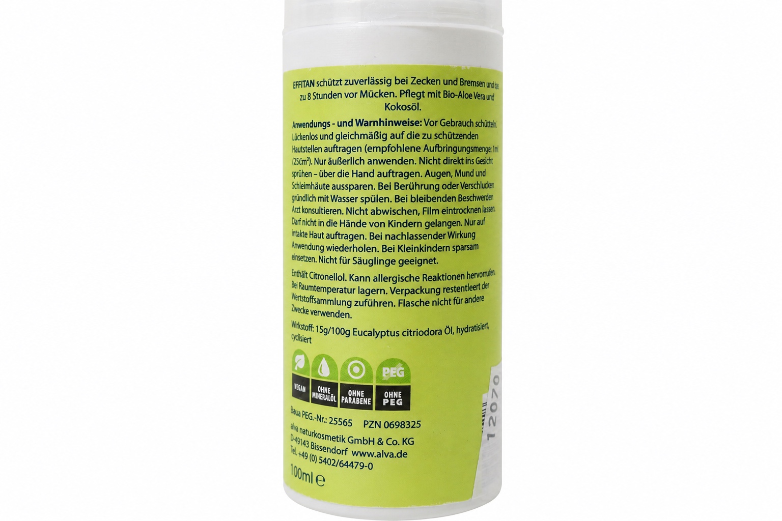 alva EFFITAN Insektenschutzspray 100ml