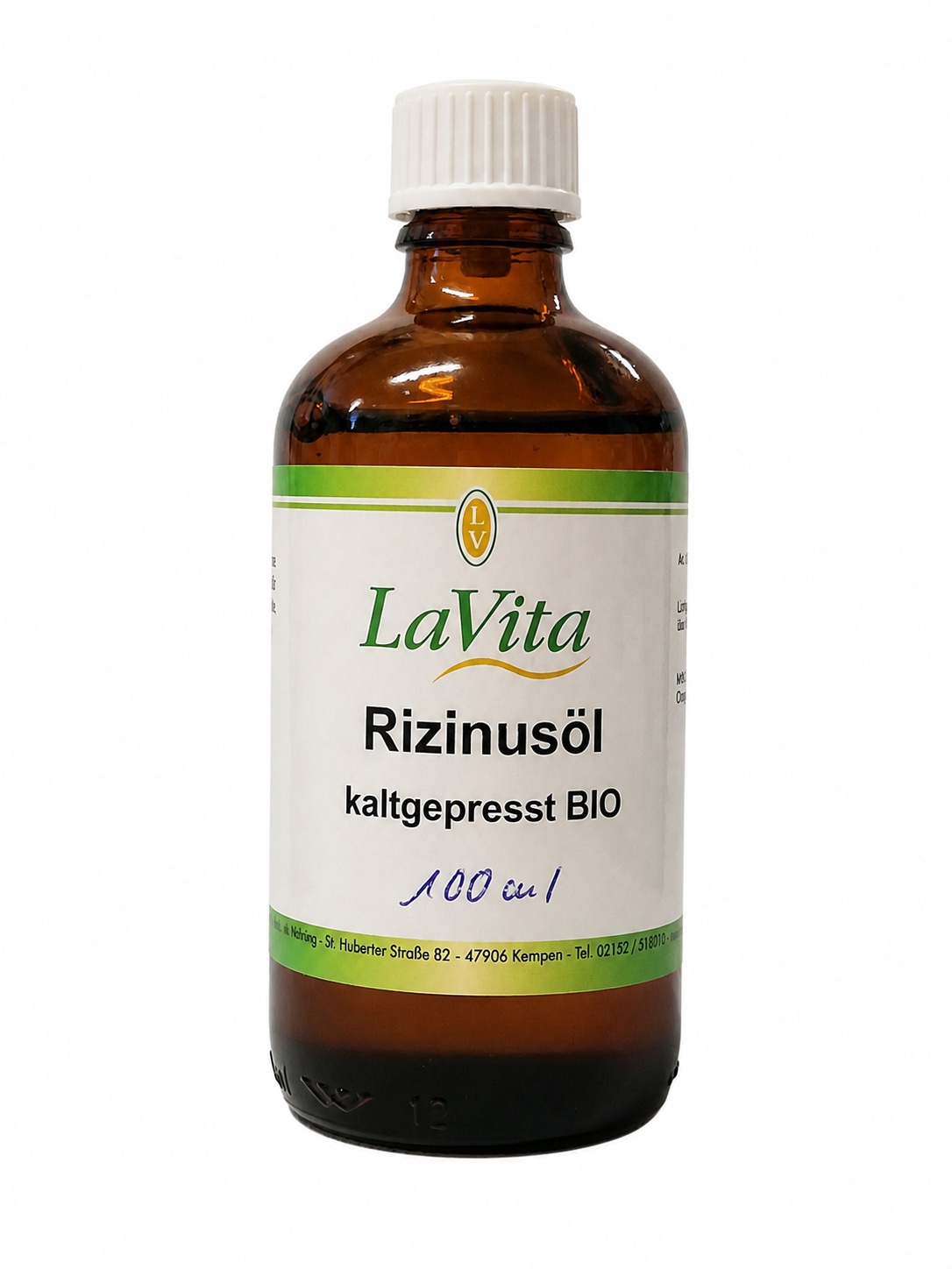 Rizinusöl kaltgepresst Bio LaVita 100ml