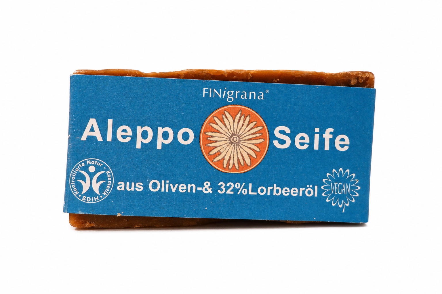 Finigrana Aleppo Seife aus Oliven- & 32% Lorbeeröl 165g