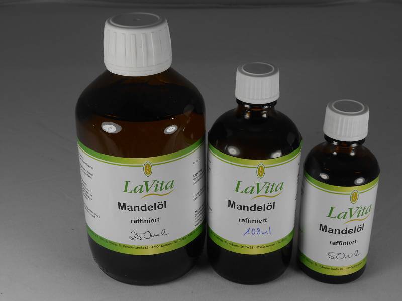 Mandelöl raffiniert 50ml, 100ml, 250ml, 500ml, 1000ml