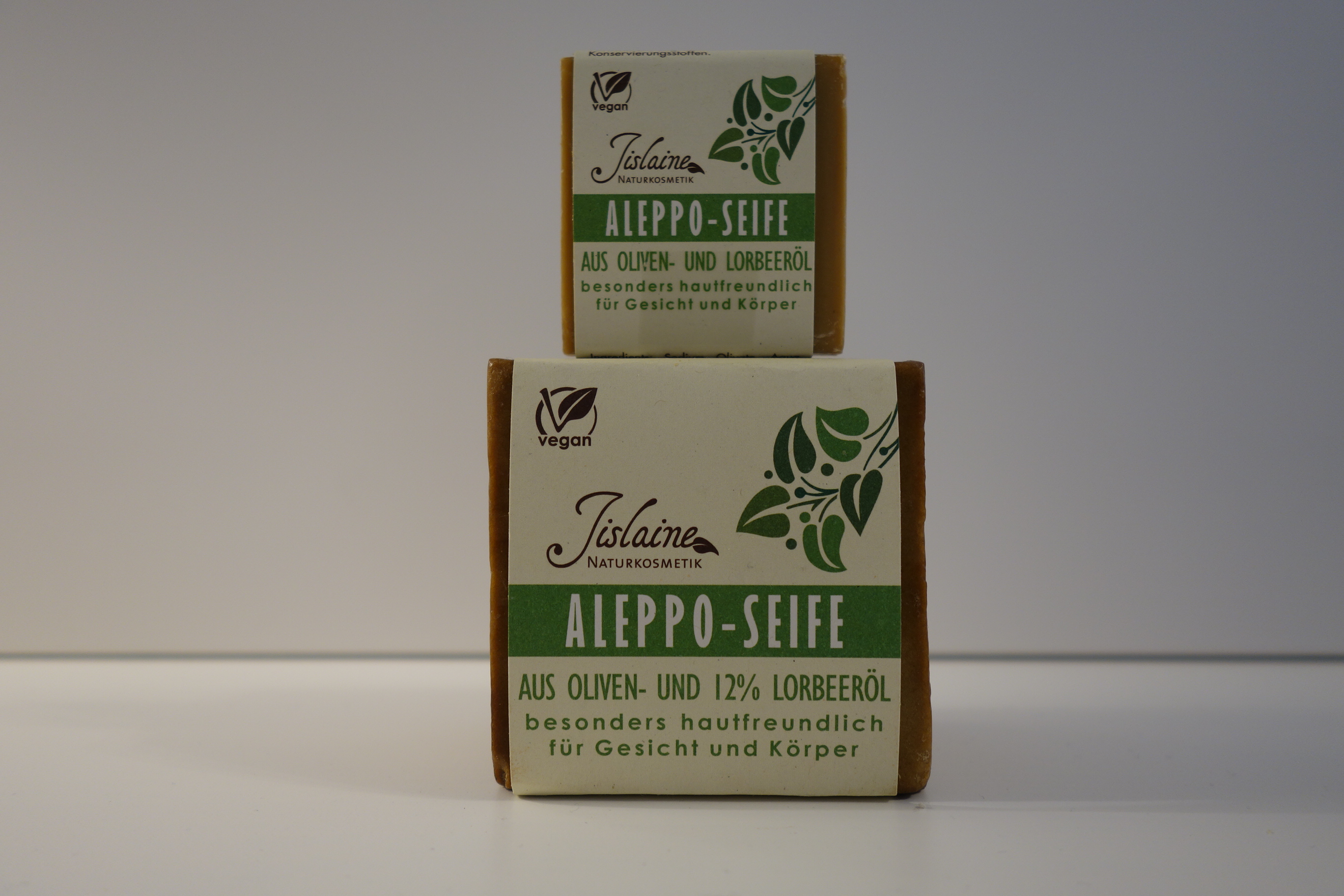 Jislaine Aleppo Seife aus Oliven- & 12% Lorbeeröl