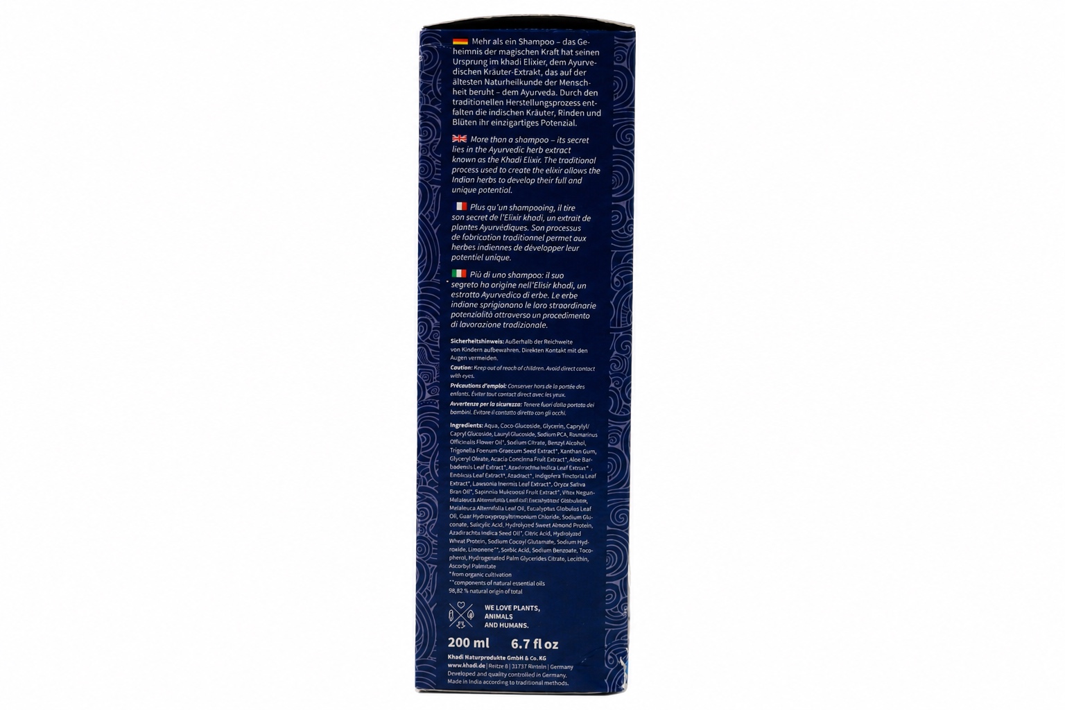 AYURVEDISCHES ELIXIER SHAMPOO NEEM BALANCE khadi