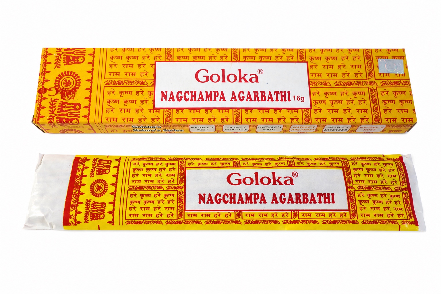 Goloka Nag Champa Räucherstäbchen 16g I 40g