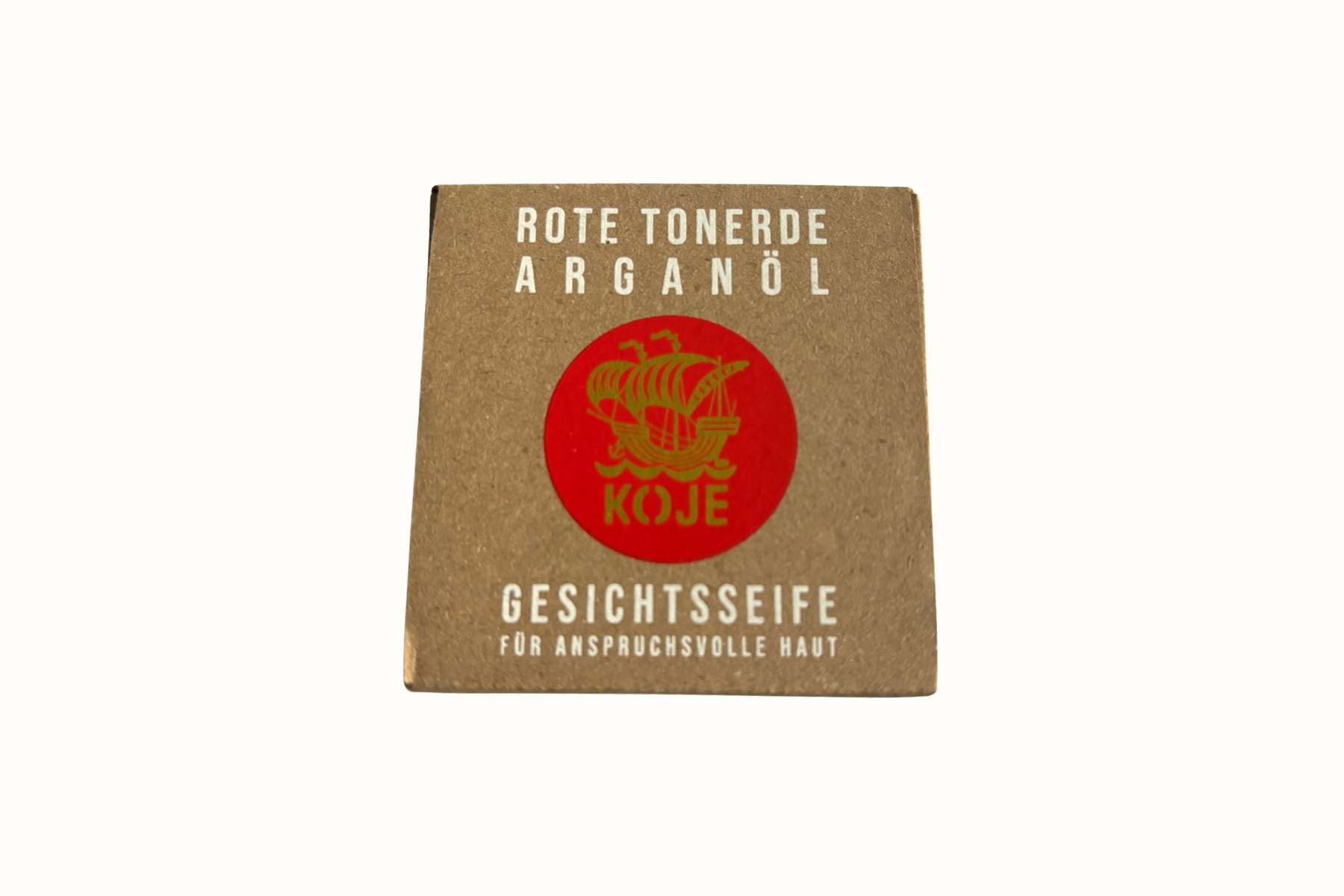 KOJE Gesichtsseife Rote Tonerde "Arganöl" 70g