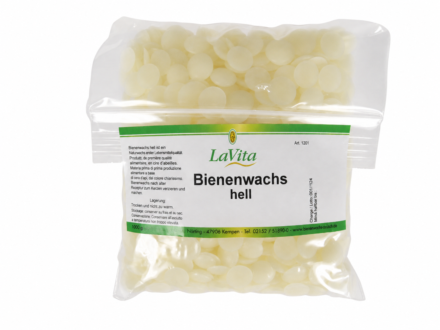 LaVita Bienenwachs hell